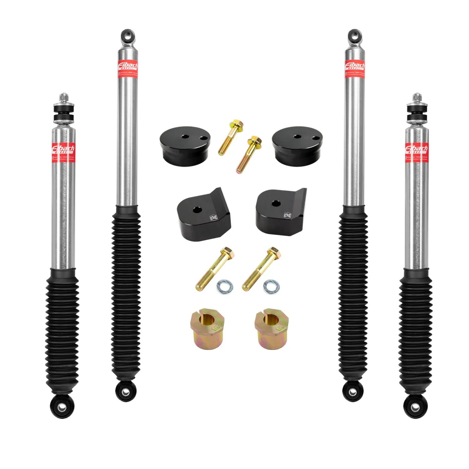 Kryptonite Stage 1 Leveling Kit with Eibach Shocks for 2005-2016 Ford Super Duty F-250/F-350 | KRFD05STAGE1EIB
