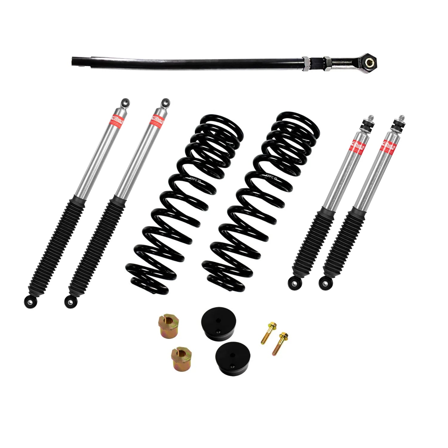 Kryptonite Stage 2 Leveling Kit with Eibach Shocks for 2005-2016 Ford Super Duty F-250/F-350 | KRFD05STAGE2EIB