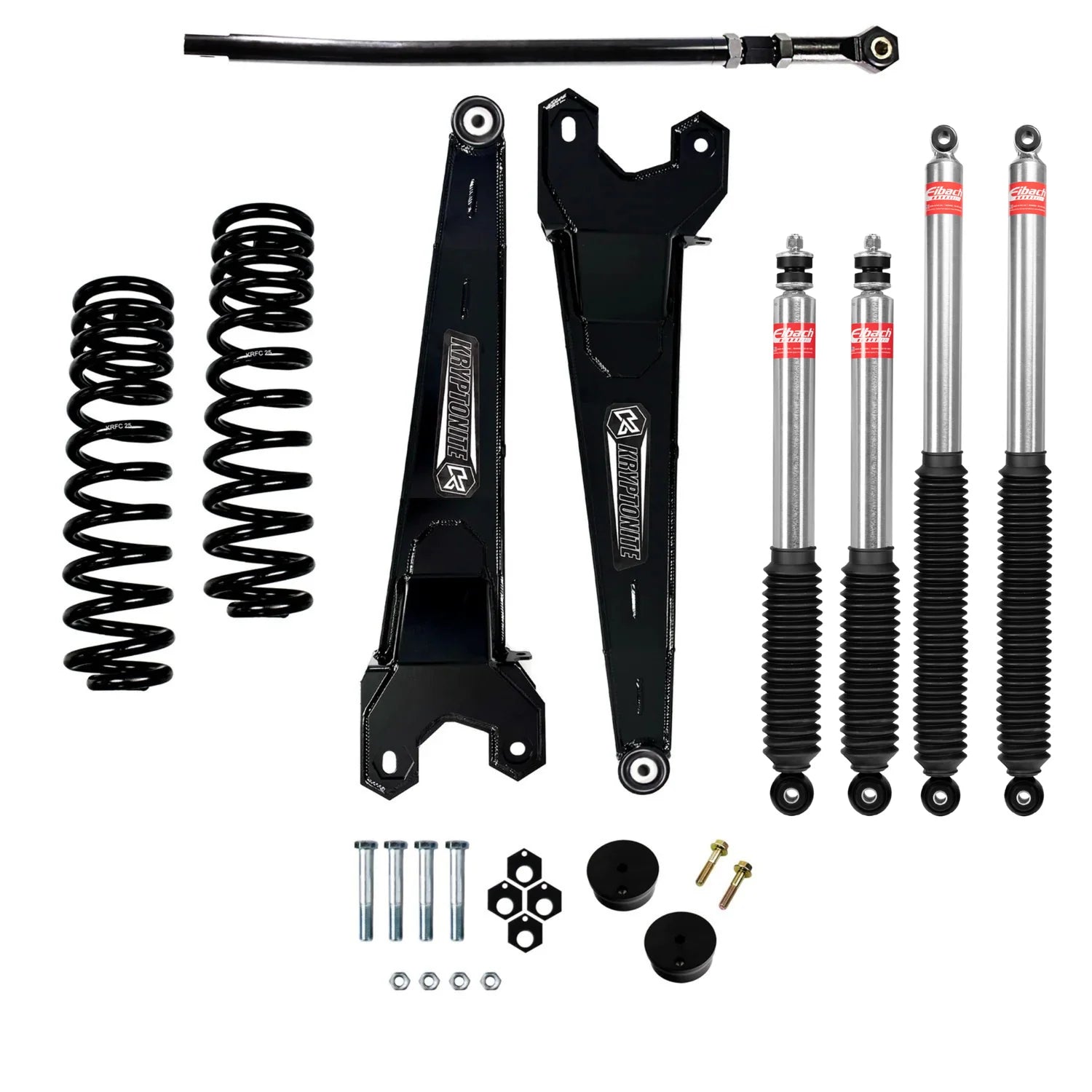 Kryptonite Stage 3 Leveling Kit with Eibach Shocks for 2005-2016 Ford Super Duty F-250/F-350 | KRFD05STAGE3EIB