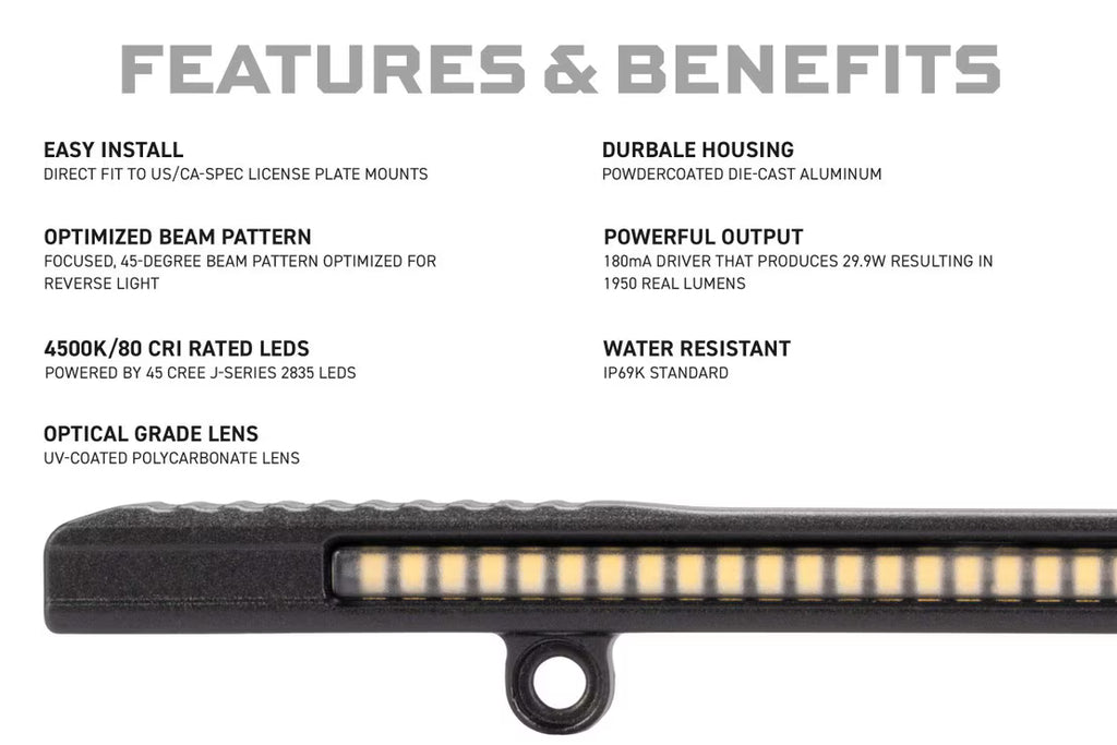 Morimoto Backup Light Boost Bar