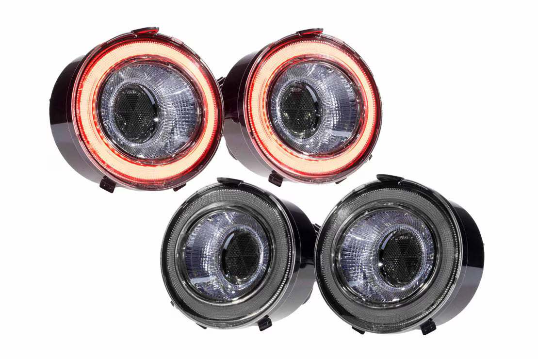 Morimoto 05-13 Chevrolet Corvette C6 XB LED Tail Lights (Smoked)