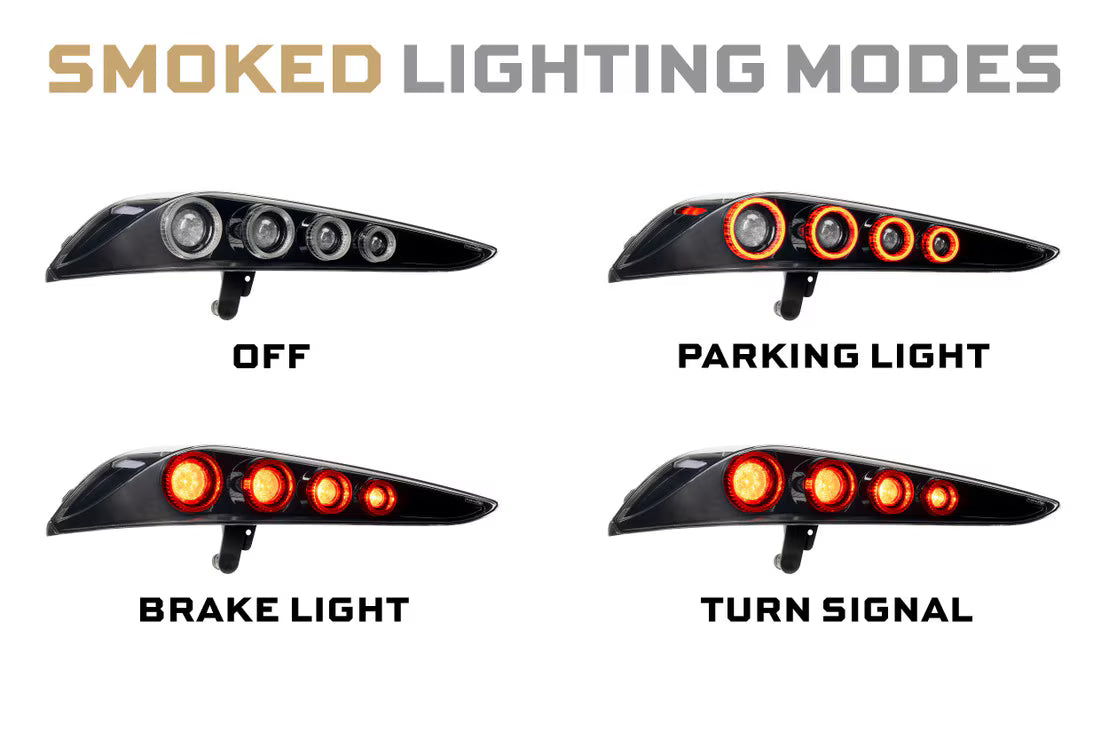 Morimoto 20-26 Toyota Supra XB LED Tail Lights (Smoked)