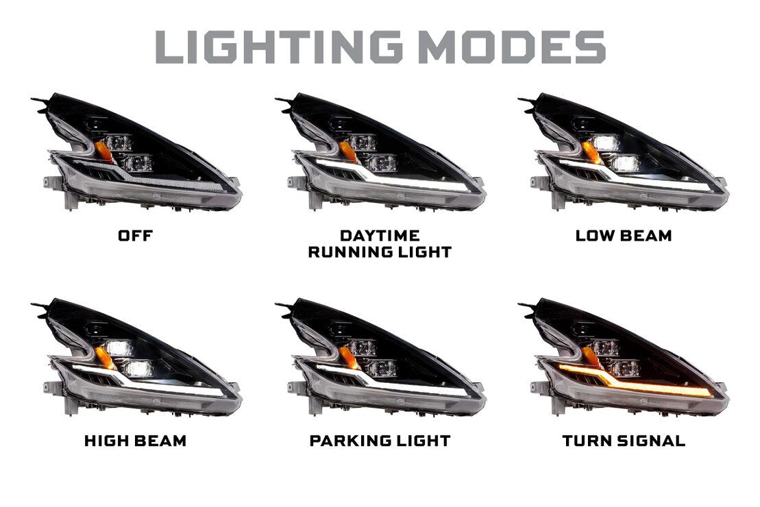 Morimoto 09-21 Nissan 370Z XB Evo Hybrid LED Headlights