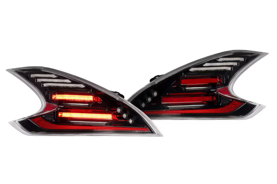 Morimoto 09-21 Nissan 370Z XB LED Tail Lights (Gen II / Black Red)