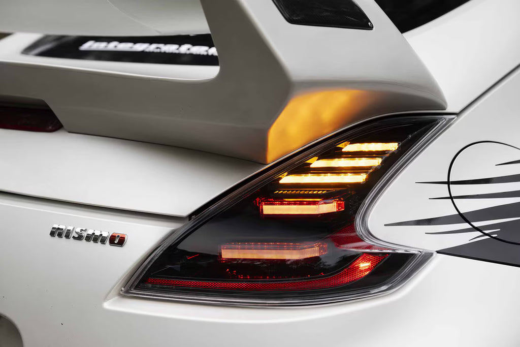 Morimoto 09-21 Nissan 370Z XB LED Tail Lights (Gen II / Black Red)