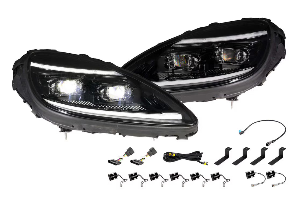Morimoto 05-13 Chevrolet Corvette XB Evo Hybrid LED Headlights
