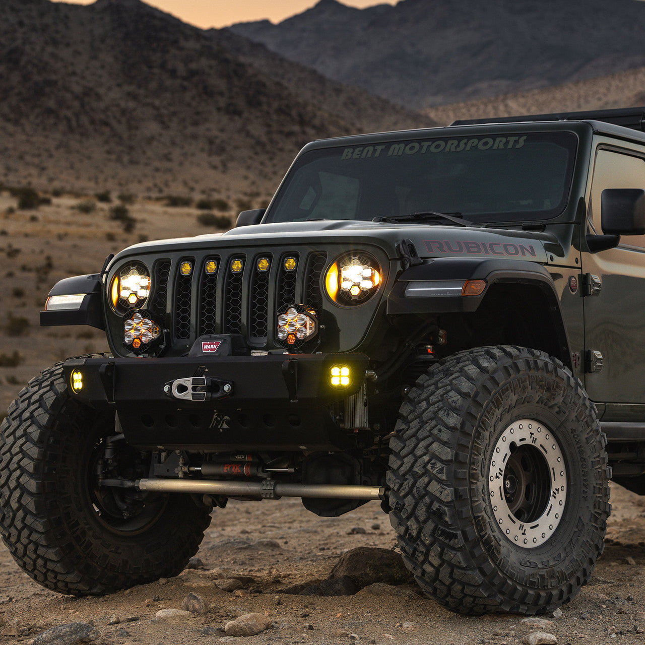 Baja Designs Baja Designs DOT LP6 Headlight Kit Amber DRL - 2018-2025 Jeep JL JT | 44-8303