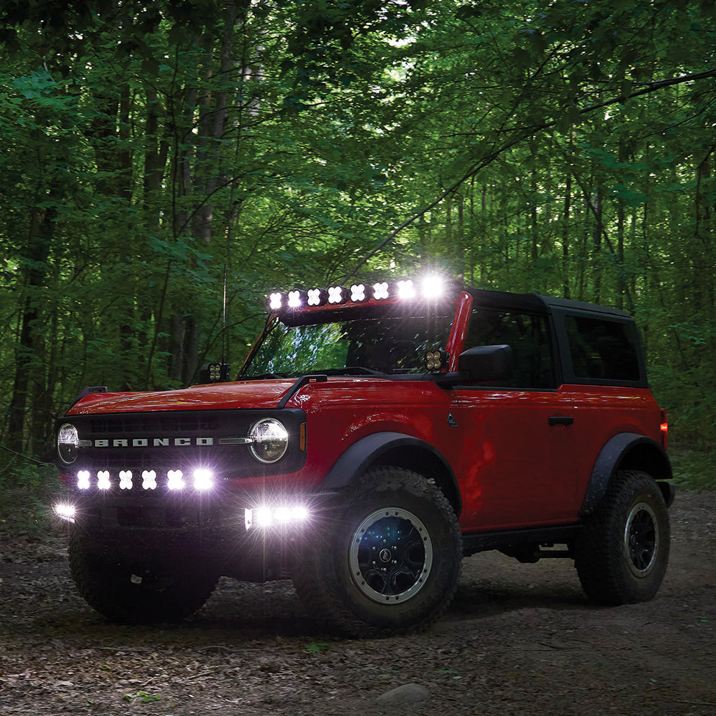 Baja Designs Ford XL Linkable Bumper Light Kit - Ford 2021-2026 Bronco; 2022-2026 Bronco Raptor; NOTE: w/ OE Steel Bumper