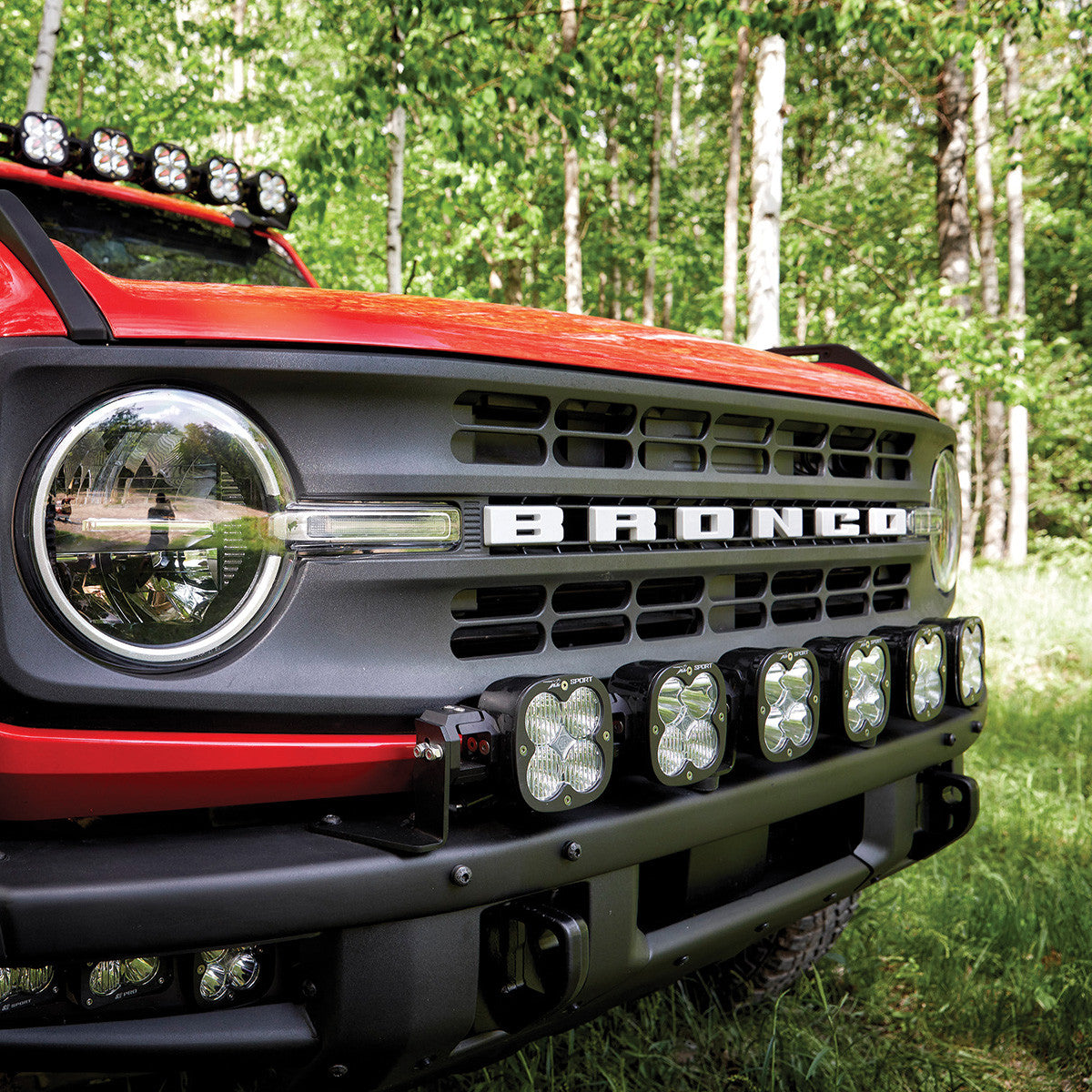 Baja Designs Ford XL Linkable Bumper Light Kit - Ford 2021-2026 Bronco; 2022-2026 Bronco Raptor; NOTE: w/ OE Steel Bumper