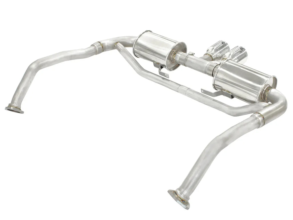 AFE Porsche Boxster/S (987.1) 05-08 Porsche Cayman/S (987.1) 06-08 MACH Force-Xp 2 IN to 2-1/2 IN 304 Stainless Steel Cat-Back Exhaust System