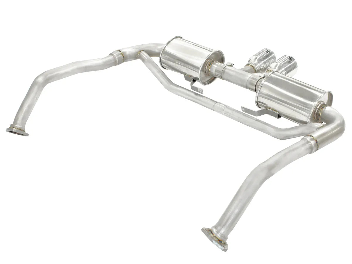 AFE Porsche Boxster/S (987.1) 05-08 Porsche Cayman/S (987.1) 06-08 MACH Force-Xp 2 IN to 2-1/2 IN 304 Stainless Steel Cat-Back Exhaust System