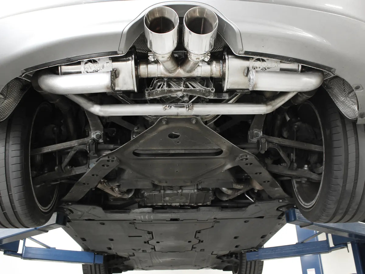 AFE Porsche Boxster/S (987.1) 05-08 Porsche Cayman/S (987.1) 06-08 MACH Force-Xp 2 IN to 2-1/2 IN 304 Stainless Steel Cat-Back Exhaust System
