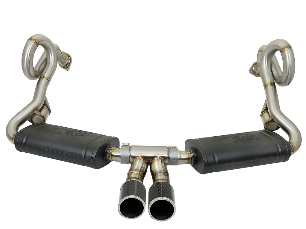 AFE Porsche Boxster/S (981) 13-16 H6-2.7L/3.4L Porsche Cayman/S (981) 14-16 H6-2.7L/3.4L MACH Force-Xp 2 IN 304 Stainless Steel Cat-Back Exhaust System
