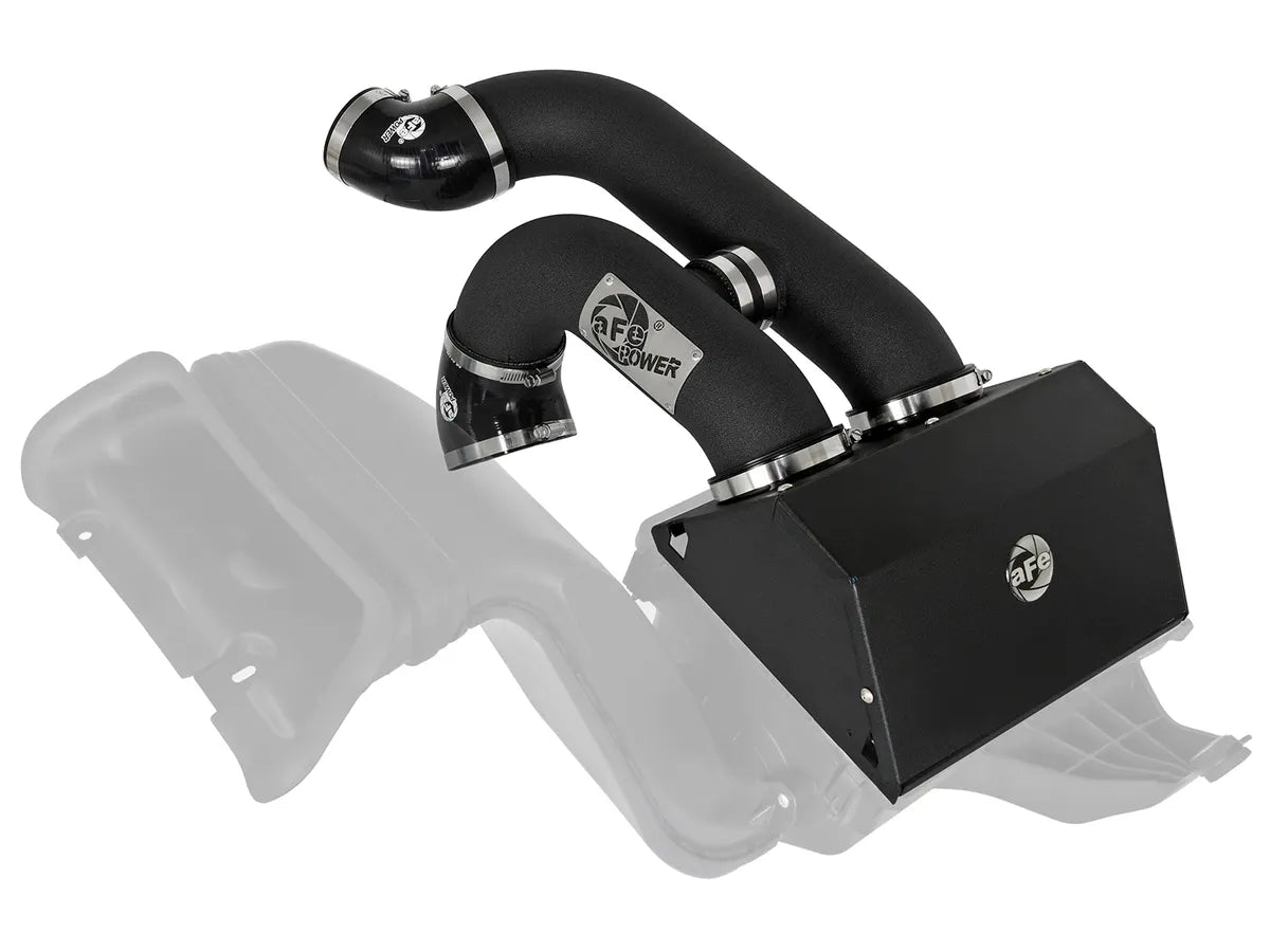 AFE Ford F-150/Raptor 17-20 V6-3.5L (tt)/Expedition 18-21 V6-3.5L Magnum FORCE Stage-2 'Super Raptor' Dual 3-1/2 IN Cold Air Intake System w/ Pro 5R Filter