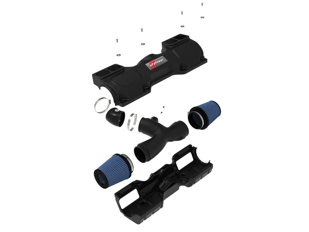 AFE Porsche 911 Carrera (997) 09-12 H6-3.6L Magnum FORCE Stage-2 Si Cold Air Intake System w/Pro 5R Filters
