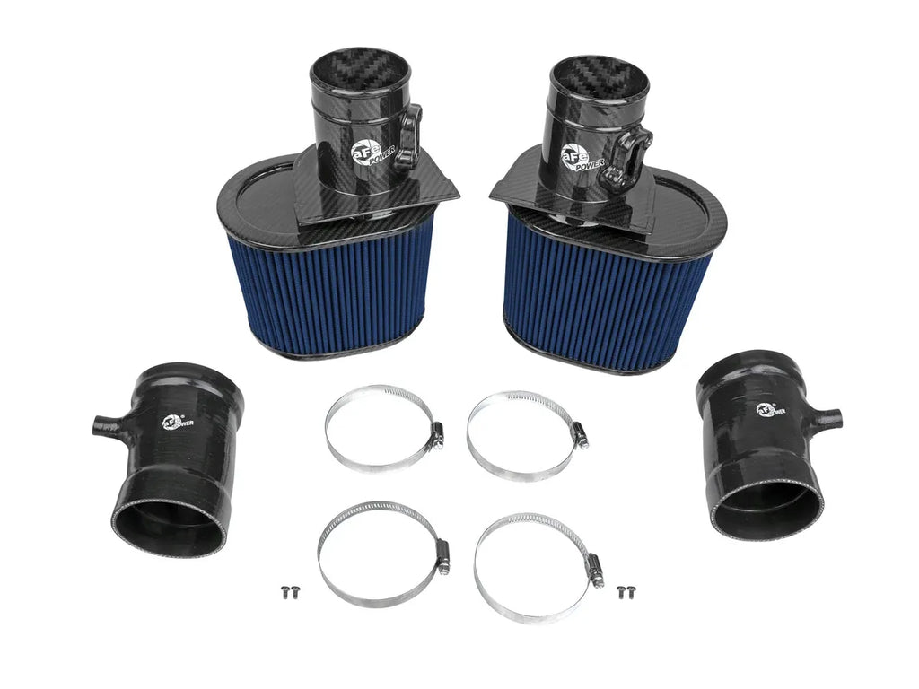 AFE 2015-2019 Lamborghini Huracan Gas V10-5.2L Track Series Carbon Fiber Cold Air Intake System w/ Pro 5R Filter (Copy)