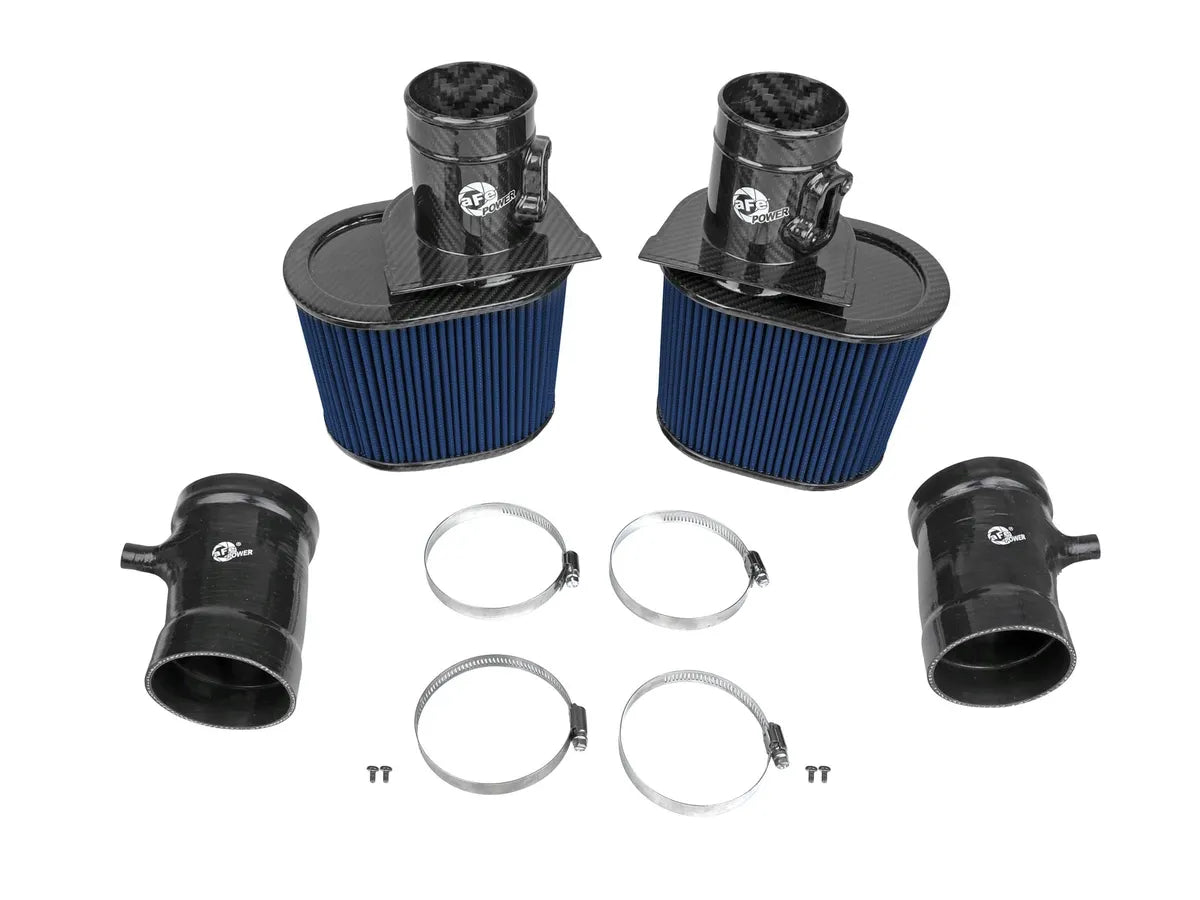 AFE 2015-2019 Lamborghini Huracan Gas V10-5.2L Track Series Carbon Fiber Cold Air Intake System w/ Pro 5R Filter (Copy)
