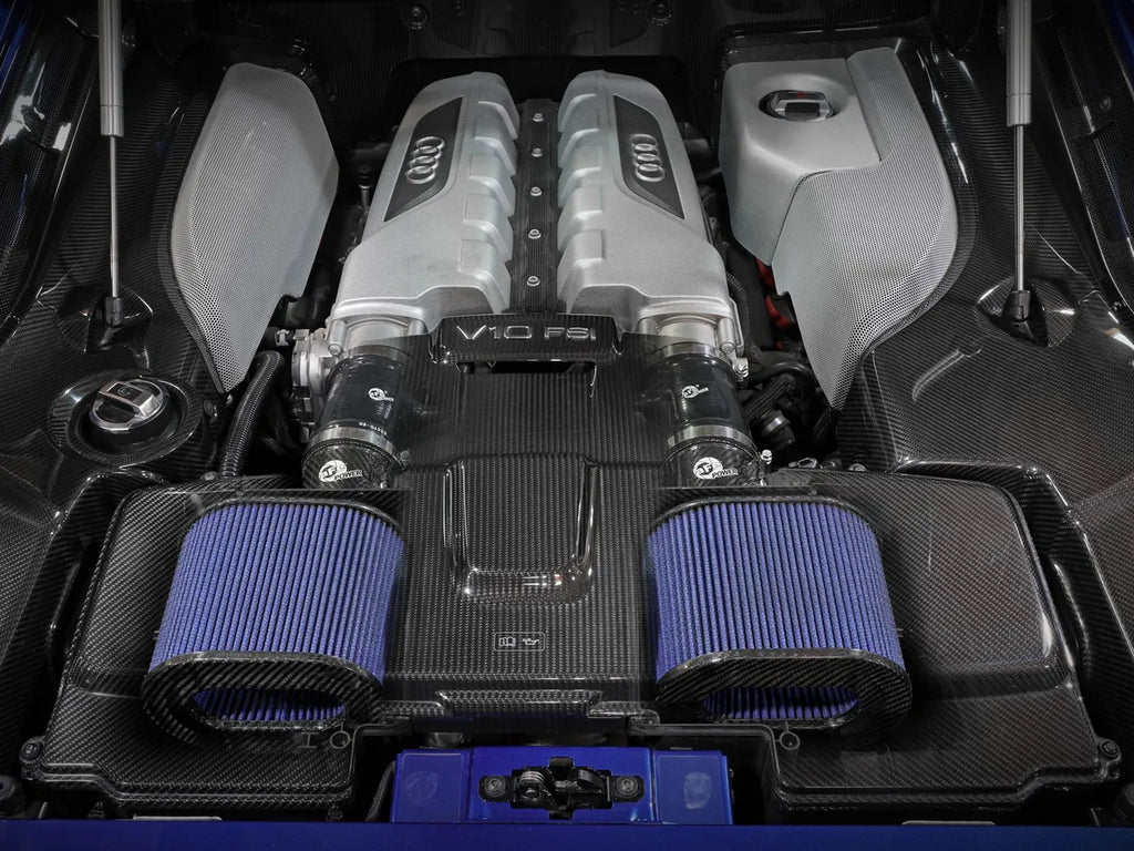AFE 2015-2019 Lamborghini Huracan Gas V10-5.2L Track Series Carbon Fiber Cold Air Intake System w/ Pro 5R Filter (Copy)