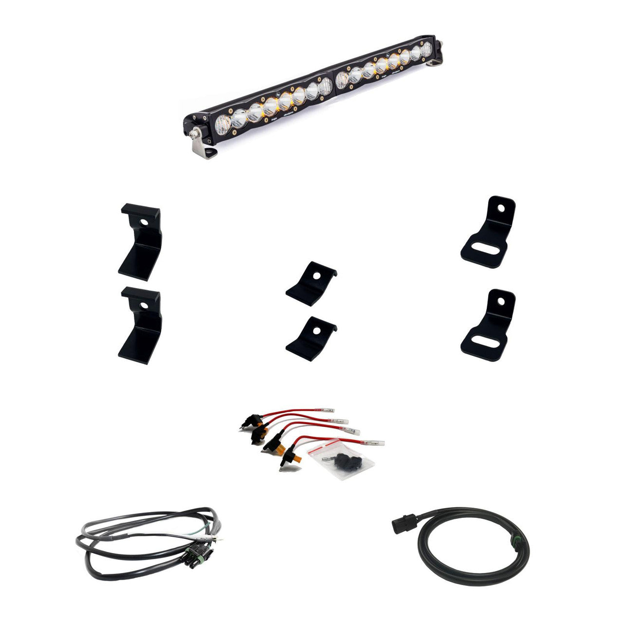 Baja Designs RAM S8 20 Inch Grille Light Kit - RAM 2019-24 1500 Rebel; 2021-24 1500 TRX