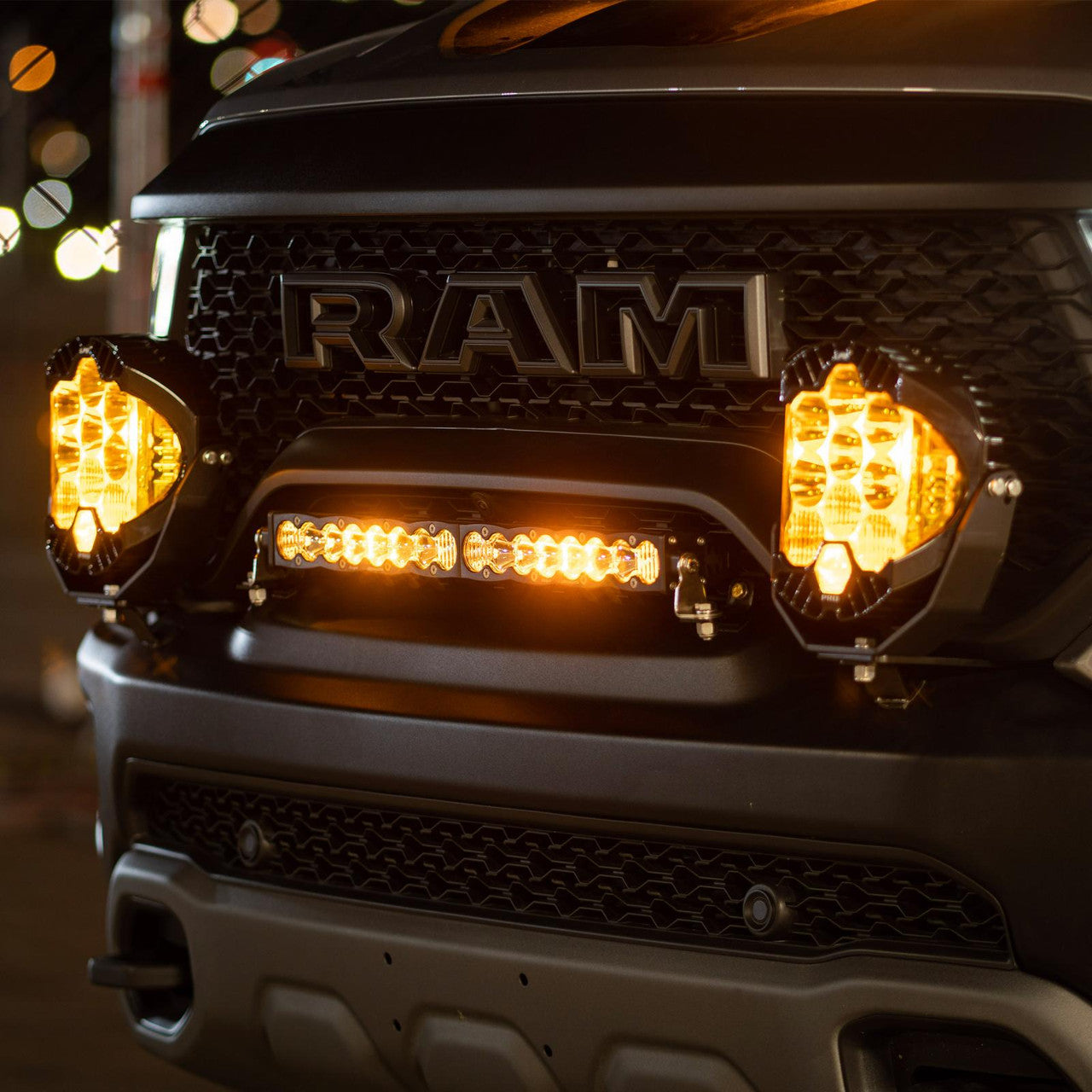 Baja Designs RAM S8 20 Inch Grille Light Kit - RAM 2019-24 1500 Rebel; 2021-24 1500 TRX