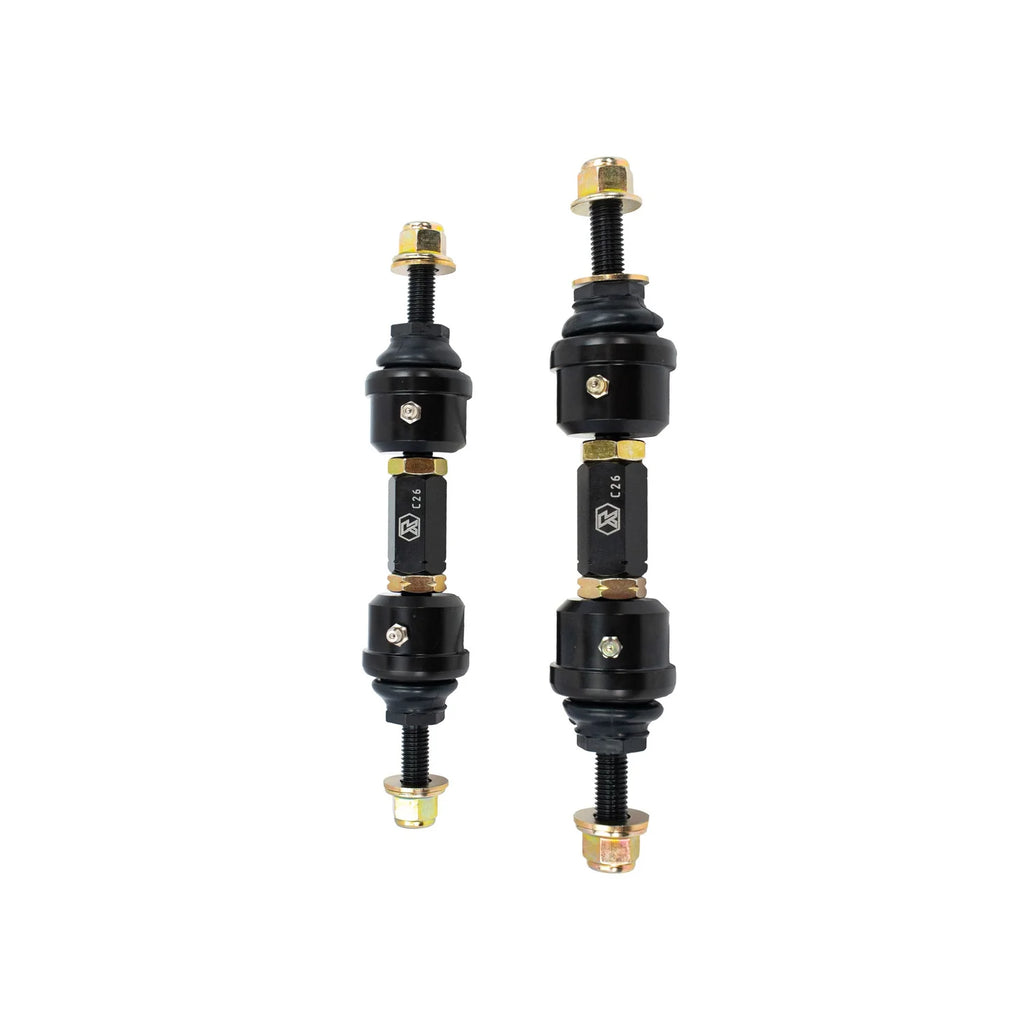 Kryptonite (0-1.5") Front Sway Bar End Links for 2011-2026 Ford Super Duty F-250/F-350 | KRFDEL02