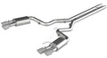 MBRP 3" Cat Back, with Quad 4" Dual Wall Tips, Street Version, T304, Ford Mustang GT 5.0L 2018 - 2023 | S7205304
