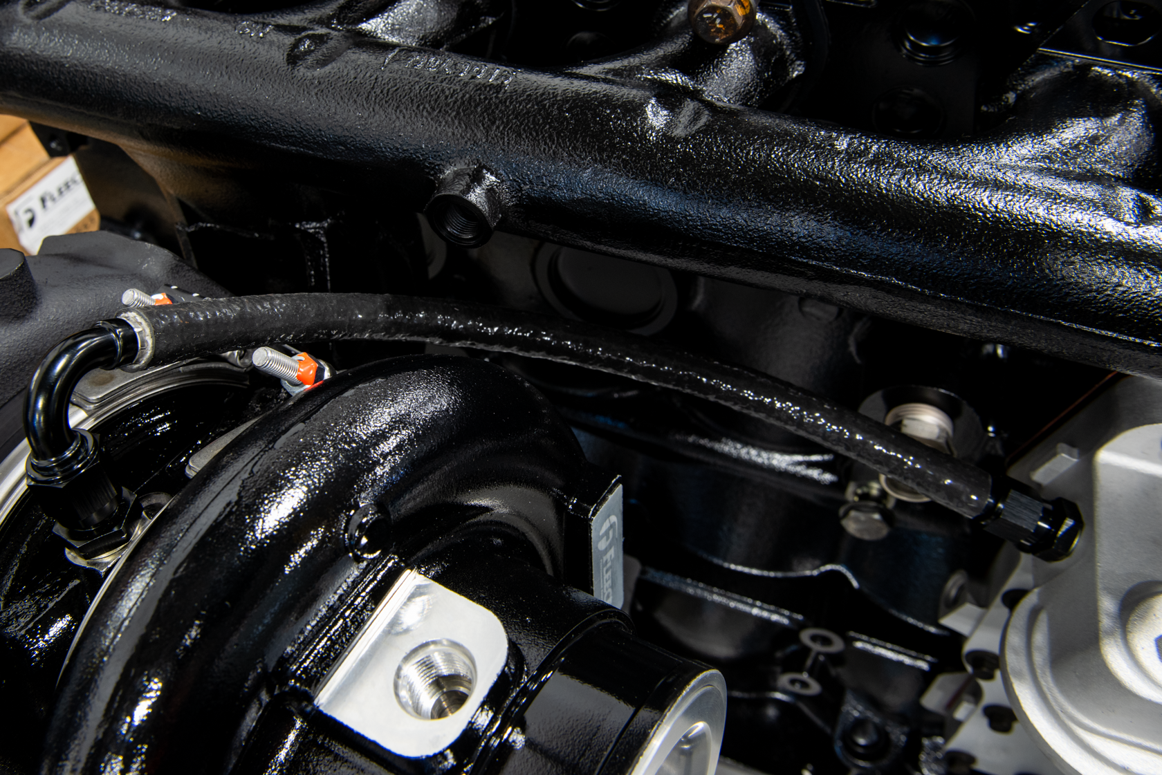 Fleece Performance Turbocharger Oil Feed Line for 2019-2022 6.7L Ram Cummins | FPE-CRTFL-19