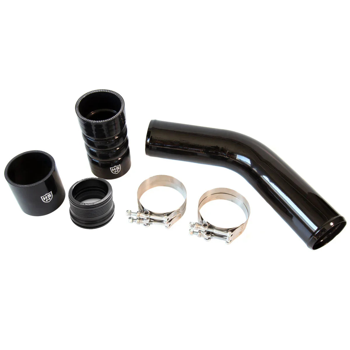 H&S MotorSports 2011-2024 Ford 6.7L PowerStroke Hot Side Intercooler Pipe Upgrade | 122016