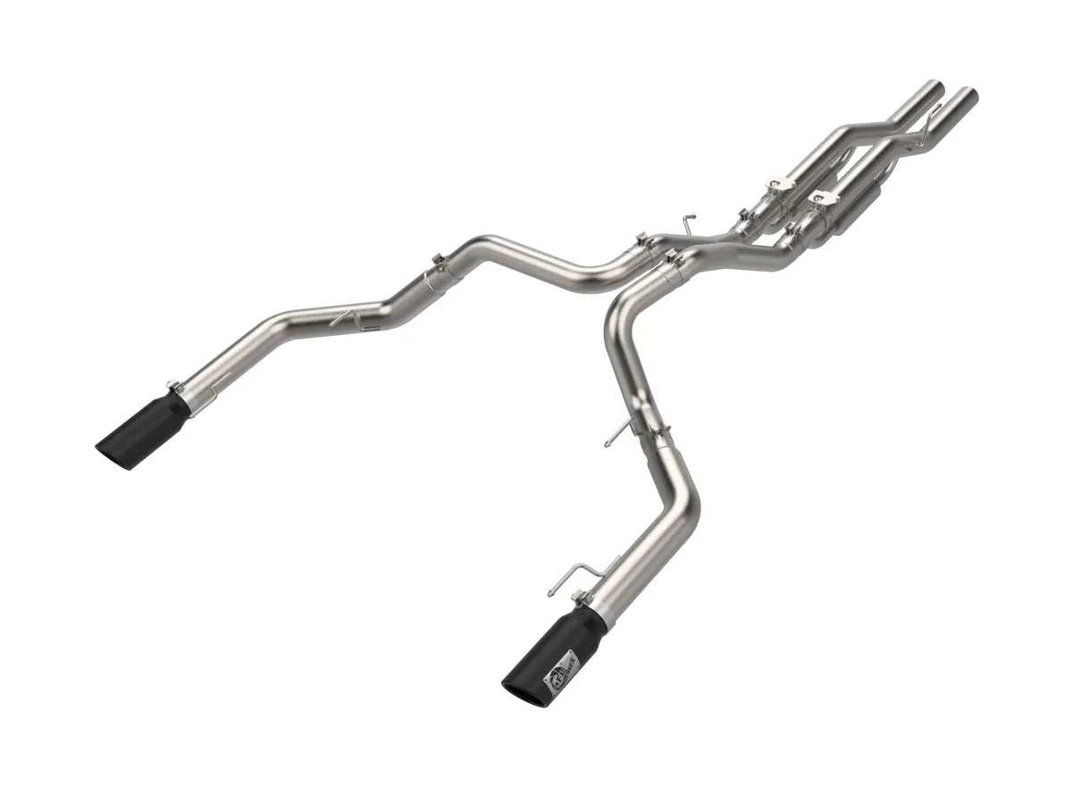 AFE Ford F-150 Raptor/ Raptor R 21-26 V6/V8 Vulcan Series 3 IN to 3-1/2 IN Stainless Steel Cat-Back Exhaust System