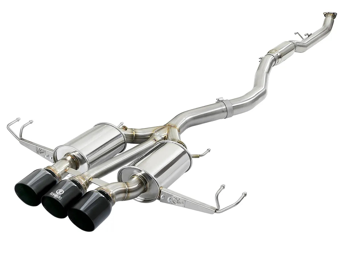 AFE Honda Civic Type R 17-21 L4-2.0L Takeda 3 IN 304 Stainless Steel Cat-Back Exhaust System