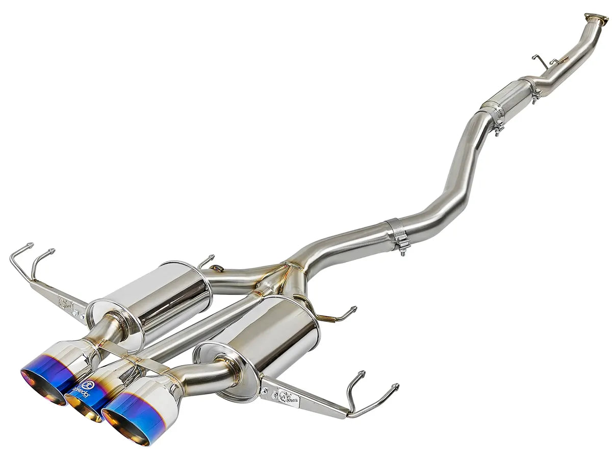 AFE Honda Civic Type R 17-21 L4-2.0L Takeda 3 IN 304 Stainless Steel Cat-Back Exhaust System
