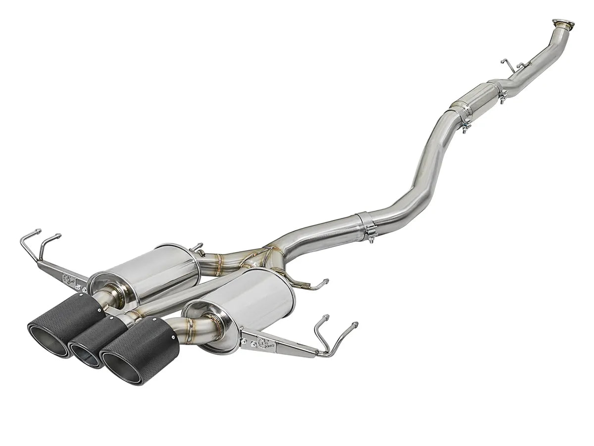 AFE Honda Civic Type R 17-21 L4-2.0L Takeda 3 IN 304 Stainless Steel Cat-Back Exhaust System