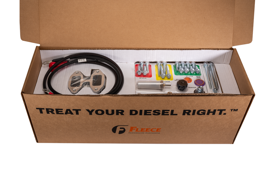 Fleece Performance Intake and Grid Heater Kit 2007.5-2024 Dodge 2500-5500 Cummins 6.7L | FPE-CUMM-IHK-0724