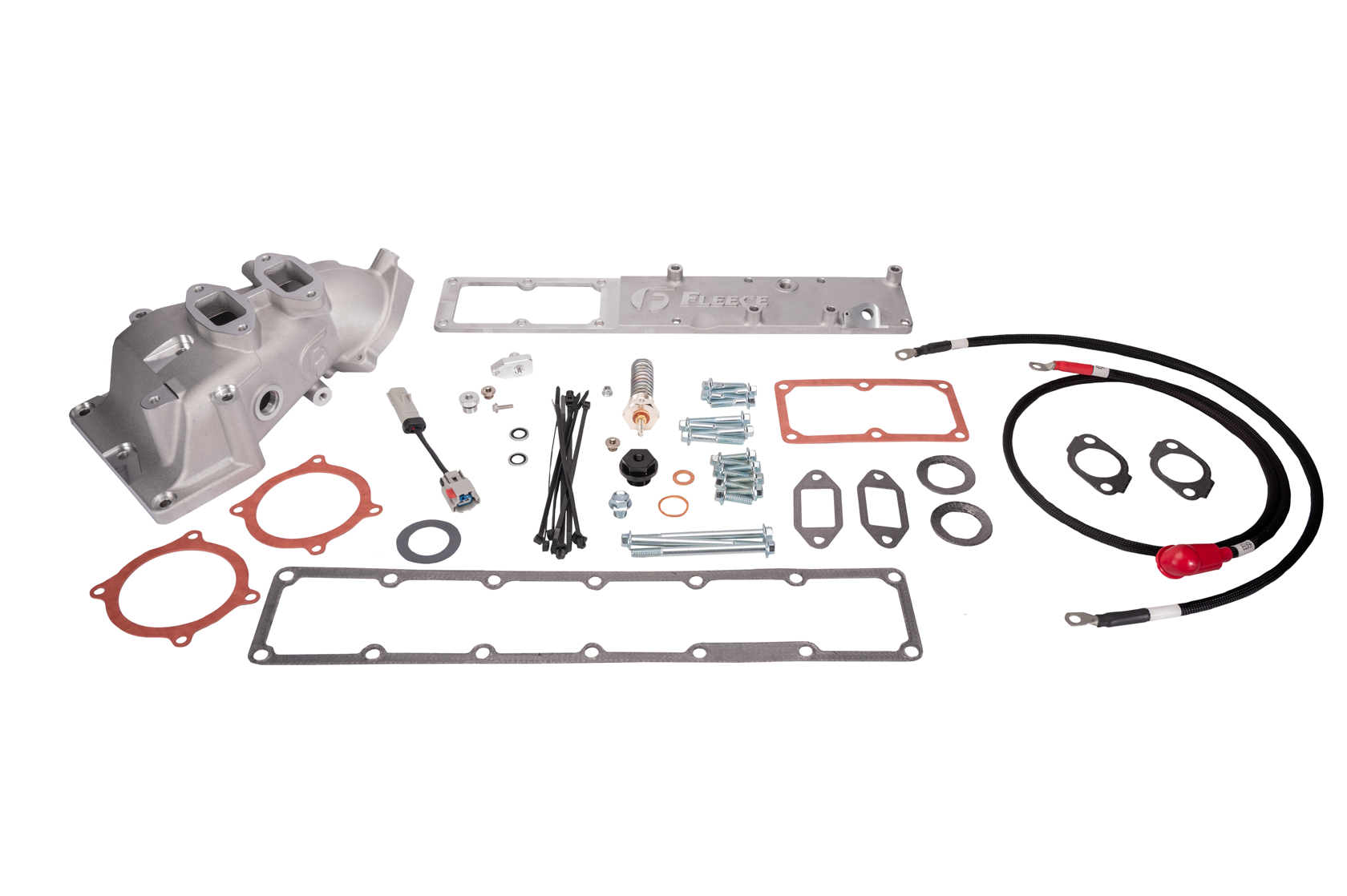 Fleece Performance Intake and Grid Heater Kit 2007.5-2024 Dodge 2500-5500 Cummins 6.7L | FPE-CUMM-IHK-0724