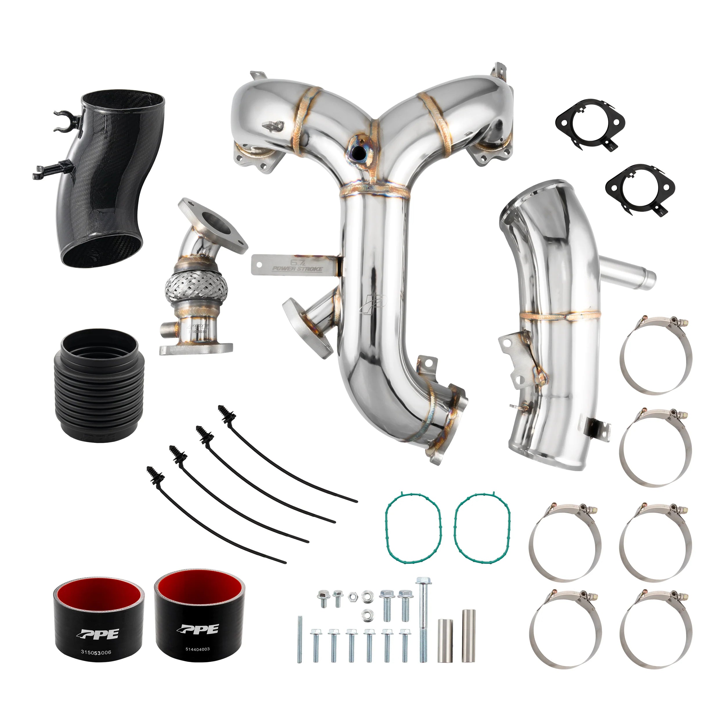 Zilla Turbo Inlet and Intake Manifold Kit - Ford 6.7L Power Stroke 2015-2016