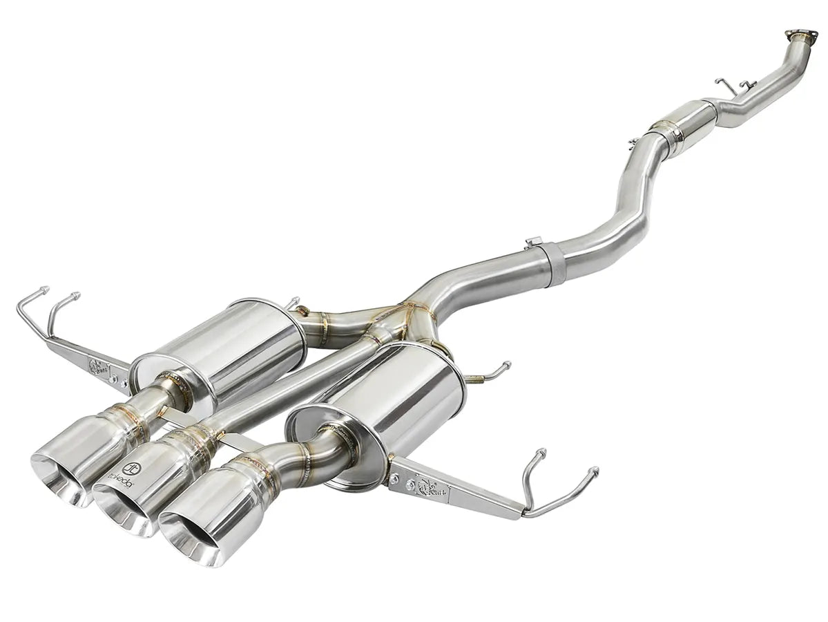 AFE Honda Civic Type R 17-21 L4-2.0L Takeda 3 IN 304 Stainless Steel Cat-Back Exhaust System