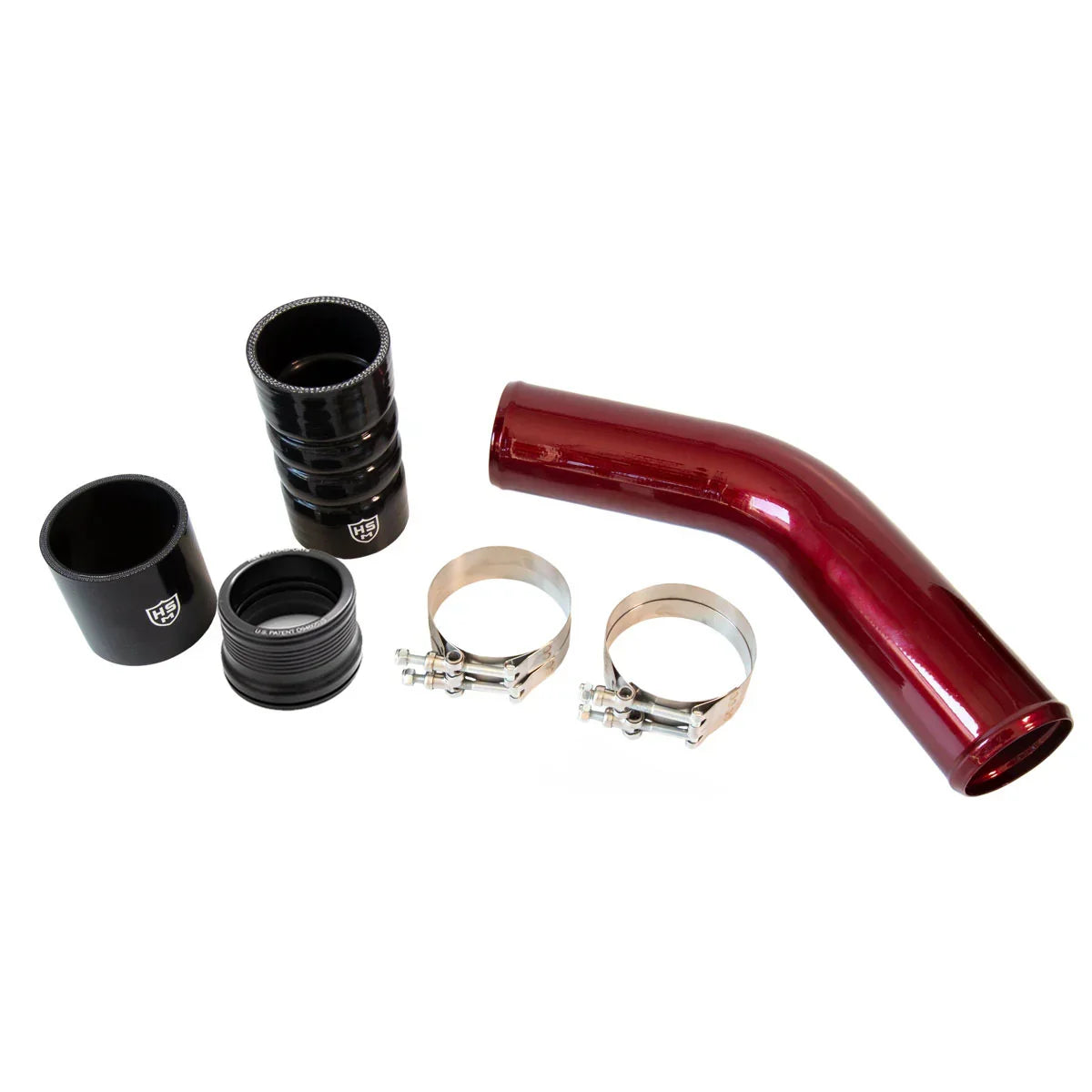 H&S MotorSports 2011-2024 Ford 6.7L PowerStroke Hot Side Intercooler Pipe Upgrade | 122016